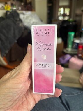 Dallas & James Watermelon Dream Overnight Retinol Oil 30ml.  New Sealed!